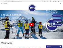 Tablet Screenshot of europeansnowsport.com